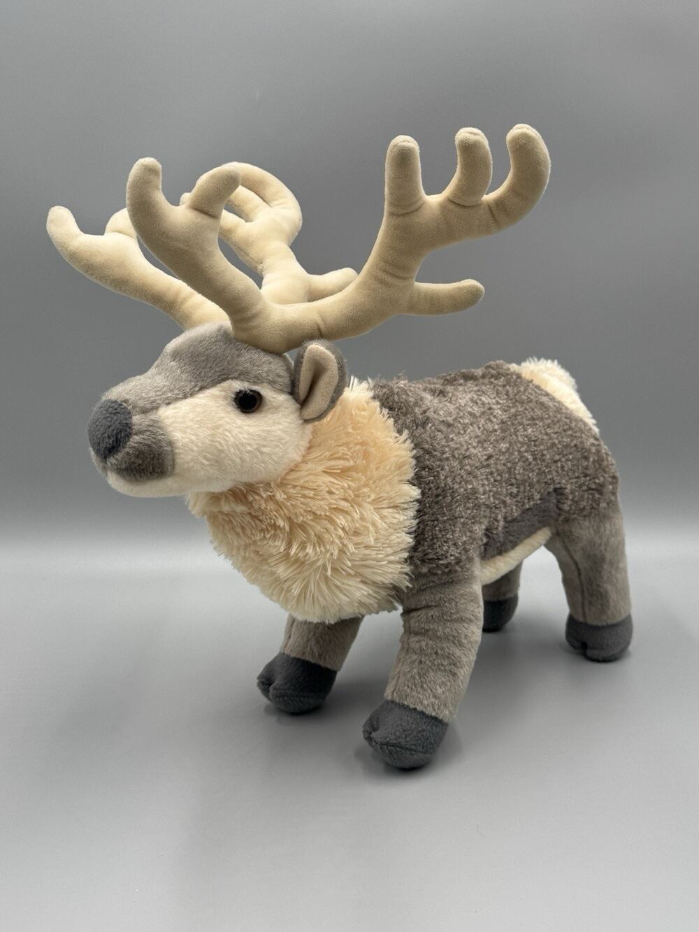 Wild Republic Reindeer W/ Antlers Standing Plush 14 Inch Stuffed Animal